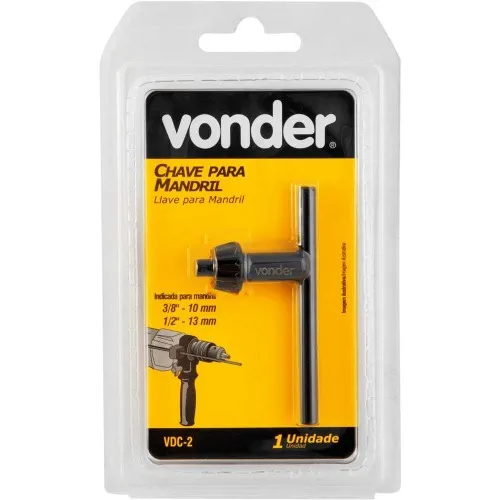 Chave para Mandril 3/8" e 1/2" VDC2 – Precisão e Segurança no Aperto!