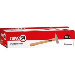 Martelo Pena 1000g Aço Forjado Cabo Madeira – NOVE54 – Força e Durabilidade para os Trabalhos Pesados! 🔨💪